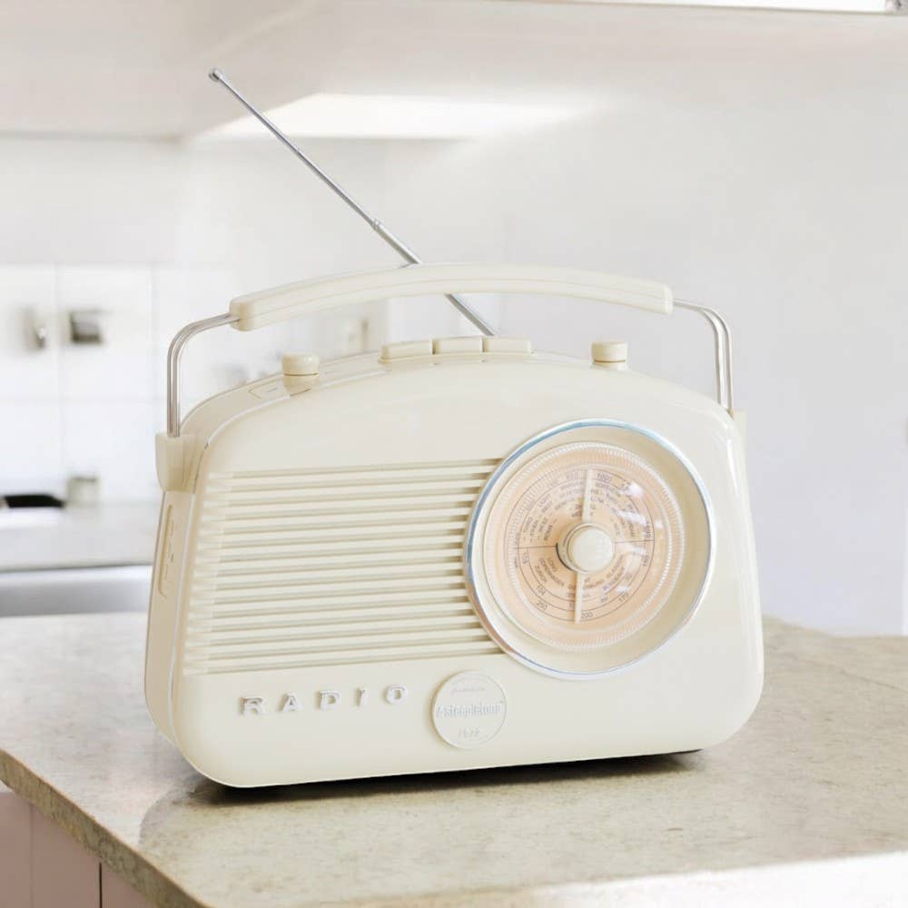 Radio Brighton classique style vintage FM/MW/LW avec Bluetooth: Bleu d'oeuf de canard