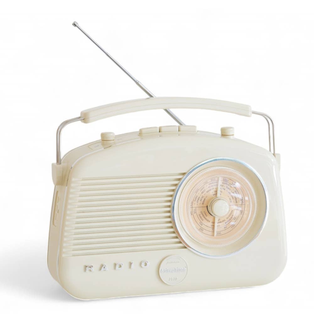 Radio Brighton classique style vintage FM/MW/LW avec Bluetooth: Bleu d'oeuf de canard