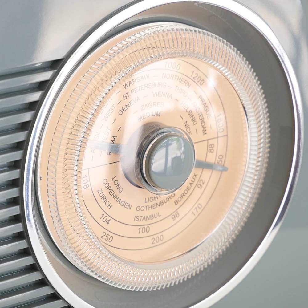 Radio Brighton classique style vintage FM/MW/LW avec Bluetooth: Bleu d'oeuf de canard