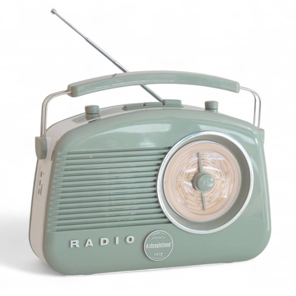 Radio Brighton classique style vintage FM/MW/LW avec Bluetooth: Noir