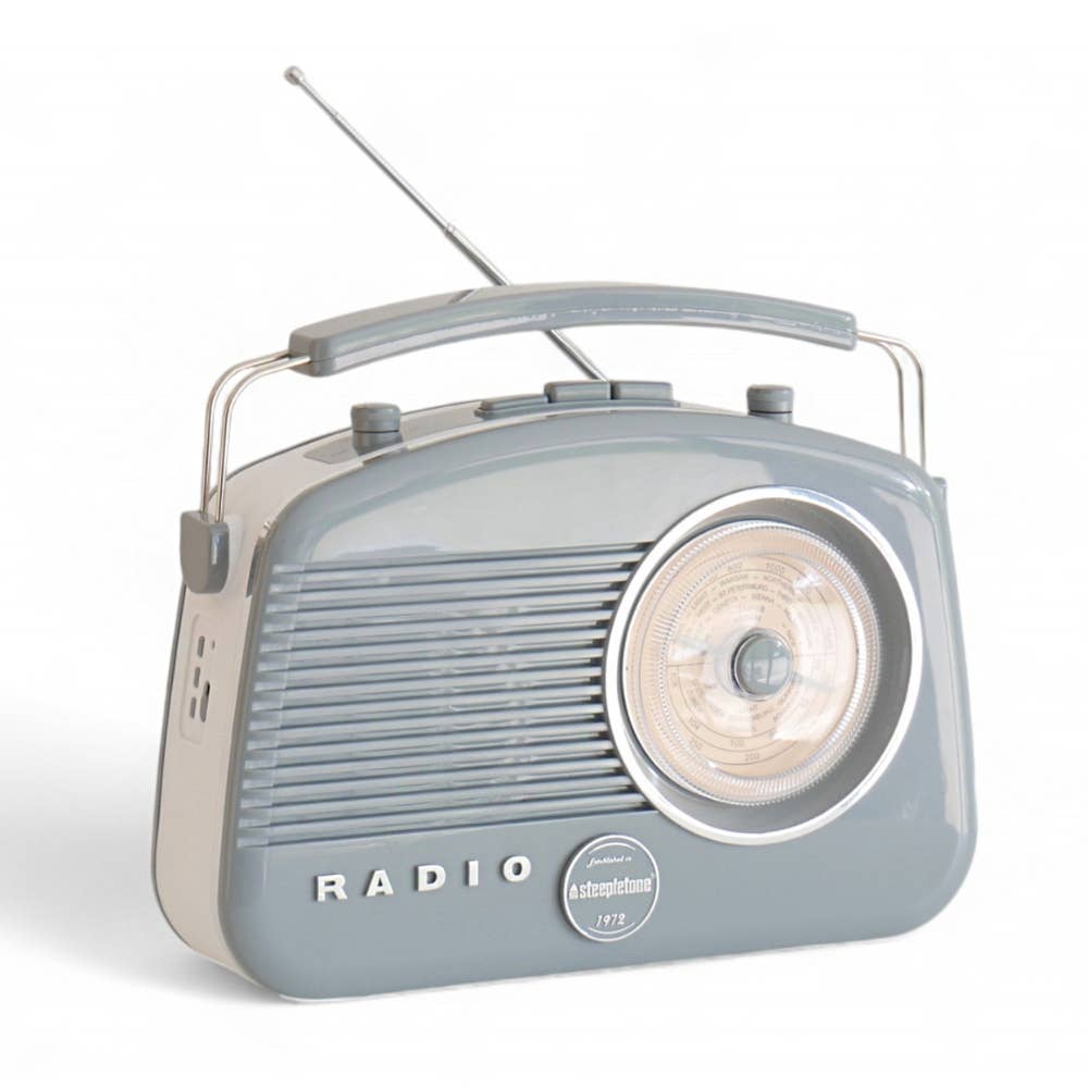 Radio Brighton classique style vintage FM/MW/LW avec Bluetooth: Noir